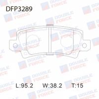 Тормозные колодки DOUBLE FORCE DFP3289 (диск.)