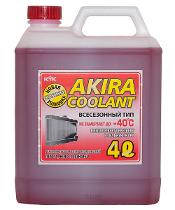 Антифриз KYK Akira Coolant -40°C (красный), 4л Антифриз KYK Akira Coolant -40°C (красный), 4л