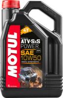 Масло для квадроциклов MOTUL ATV SXS POWER 4T 10W-50 SN/MA, 4 л