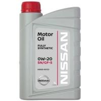 Моторное масло NISSAN MOTOR OIL 0W-20, 1л
