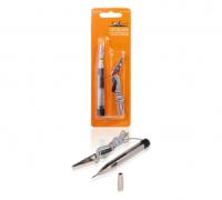 Пробник автомобильный с лампой и проводом металл 6/12/24В 110мм Пробник автомобильный с лампой и проводом металл 6/12/24В 110мм