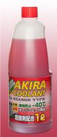 Антифриз KYK Akira Coolant -40°C (красный), 1 л